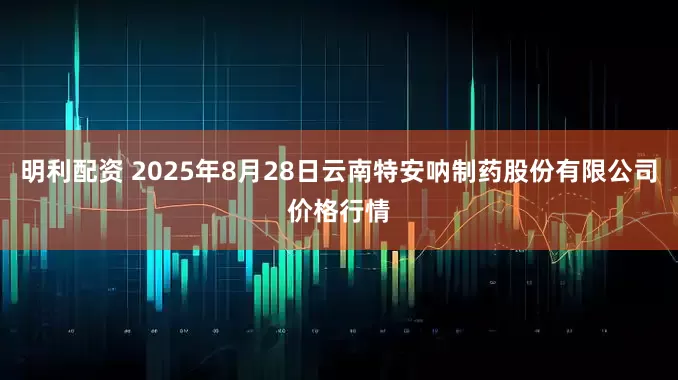 明利配资 2025年8月28日云南特安呐制药股份有限公司价格行情
