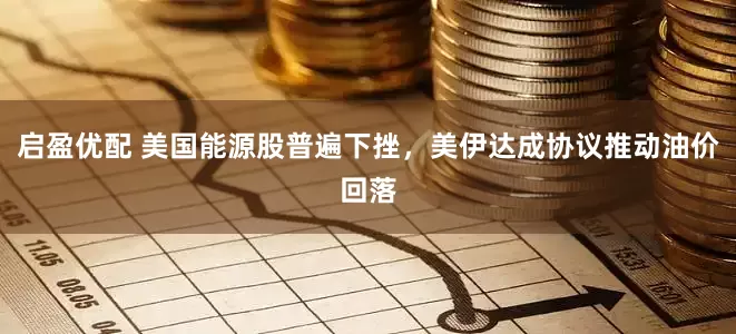 启盈优配 美国能源股普遍下挫，美伊达成协议推动油价回落